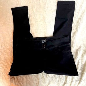 Terra & Sky straight leg black jeans